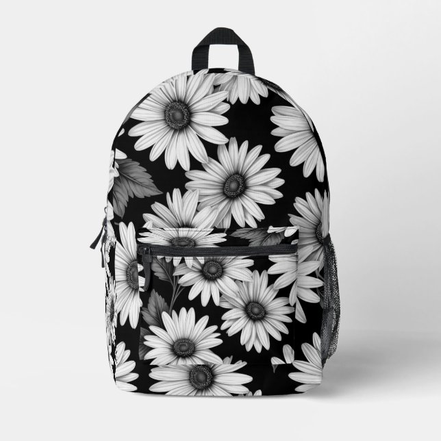 Mochila Impresa Dalias Soñadoras (Anverso)