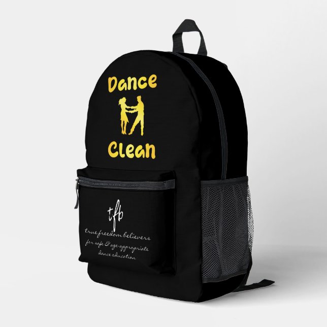 Mochila Impresa Dance Clean Golden Brass (Esquina derecha trasera )