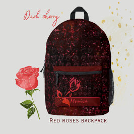 Mochila Impresa Dark Cherry Red