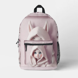 Mochila Impresa „Das Mädchen im Zaubermantel“