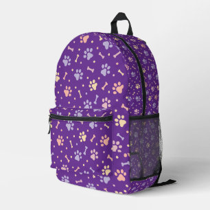 Mochila impresa de la papelera de impresión de col