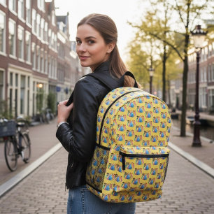 Mochila impresa de la princesa