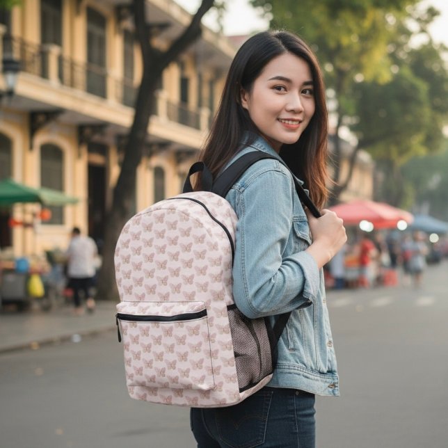 Mochila impresa de mariposa (Subido por el creador)