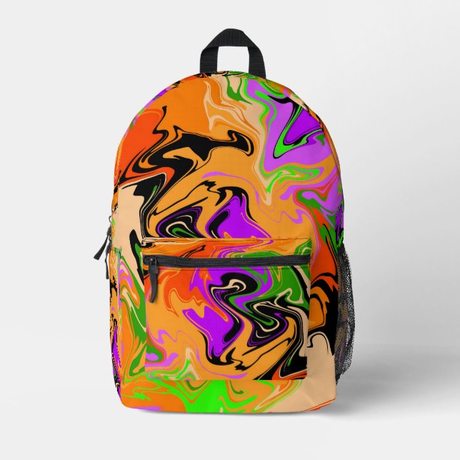 Mochila Impresa De tema de Halloween  (Anverso)