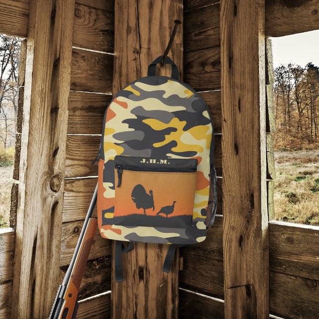 Mochila impresa de Turquía y Camo (Subido por el creador)