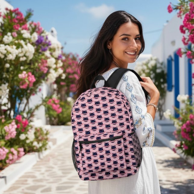 Mochila impresa de un gato planetario (Subido por el creador)