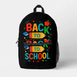 Mochila Impresa De vuelta a la escuela 