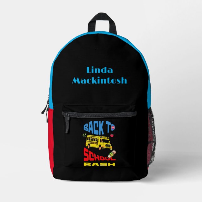 Mochila Impresa De vuelta a la escuela (Anverso)