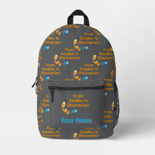 Mochila Impresa De vuelta a los dibujos y modelos escolares