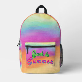 Mochila Impresa De vuelta al verano