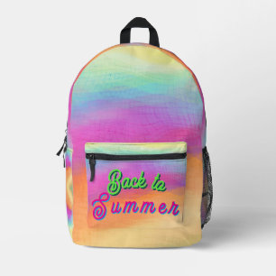 Mochila Impresa De vuelta al verano