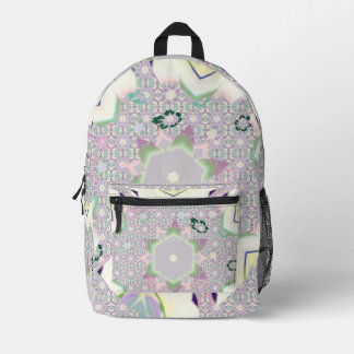 Mochila Impresa Decoración de arte floral