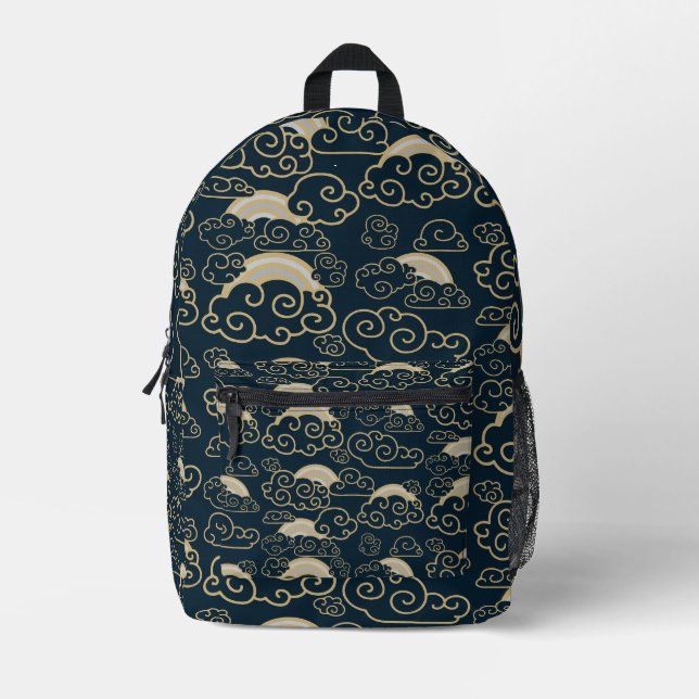 Mochila Impresa Decoración Hogar Al Estilo Japonés (Anverso)