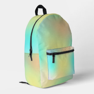 Mochila Impresa Degradado de tono pastel futurista colorido