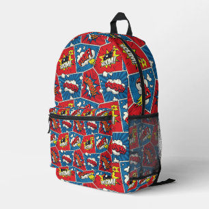Mochila impresa del libro de historietas de arte p