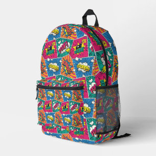 Mochila impresa del libro de historietas de arte p