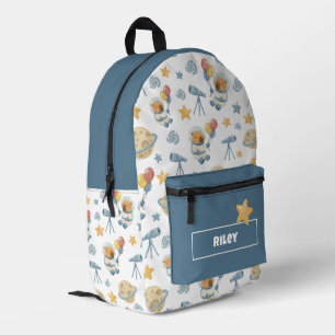Mochila impresa del patrón de astronauta de Capiba
