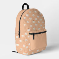 Mochila impresa del patrón de calabaza abstracta