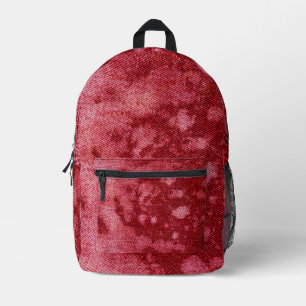 Mochila Impresa Denim Lavado Diseño No. 10 @ Emporio Moffa