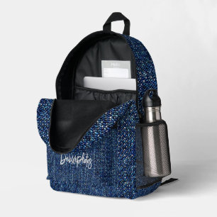 Mochila Impresa Denim oscuro
