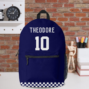 Mochila Impresa Deporte Personalizado Nombre y Número del Jugador 