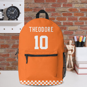 Mochila Impresa Deporte Personalizado Nombre y Número del Jugador 