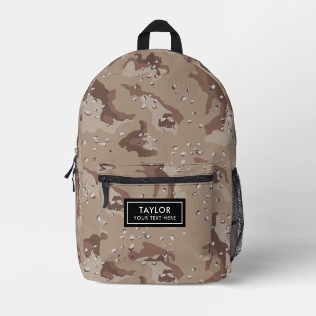 Mochila Impresa Désert Camouflage Cookie Dough (Anverso)