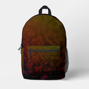 Mochila Impresa Desvanecimiento ámbar