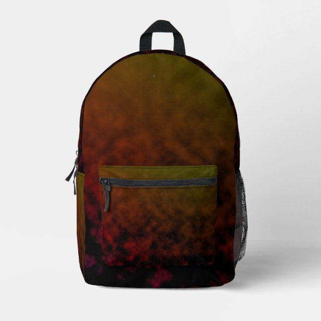 Mochila Impresa Desvanecimiento ámbar (Anverso)