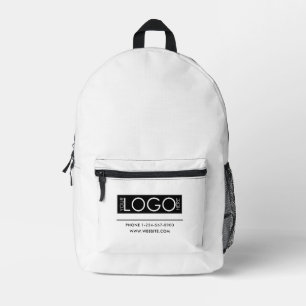 Mochila Impresa Detalles de contacto del logotipo profesional Simp