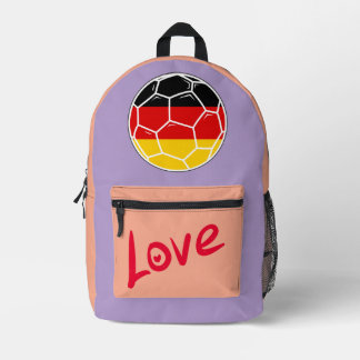 Mochila Impresa Deutschland Fußball Love Rucksack