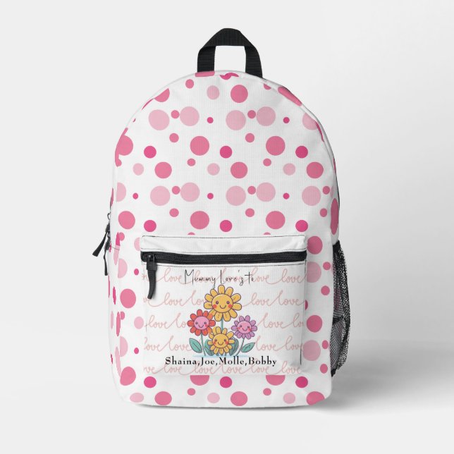 Mochila Impresa día de la madre  (Anverso)