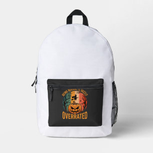 Mochila Impresa Día de las Brujas Ser Normal Está Muy Infravalorad