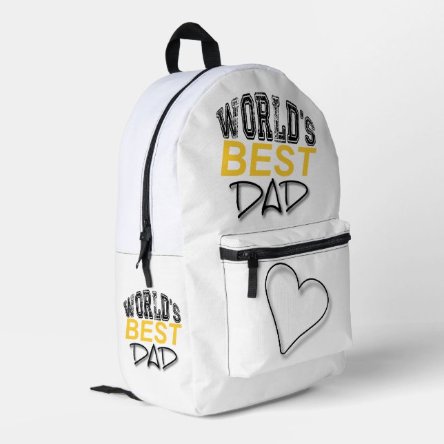 Mochila Impresa Día Mundial del Padre (Esquina izquierda trasera)
