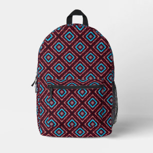 Mochila Impresa Diamante Azul
