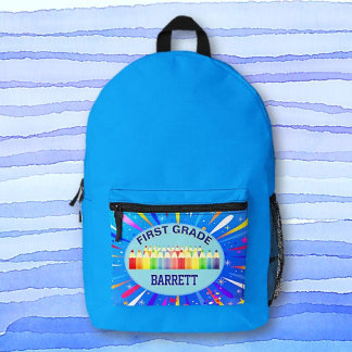 Mochila Impresa ¡Días escolares! Primer grado personalizado