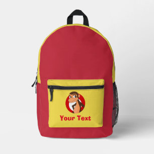 Mochila Impresa Dibujo de chimpancé personalizado