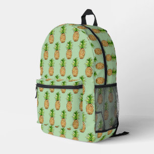 Mochila Impresa dibujo de piña acuarela