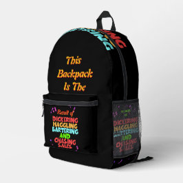 Mochila Impresa Dickering Haggling Bartering