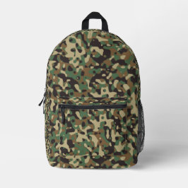 Mochila Impresa Digital Woodland Military Camouflage Pattern