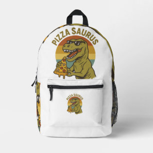 Mochila Impresa Dino de pizza de Guay al estilo retro