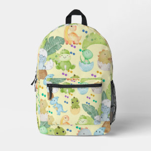 Mochila Impresa Dino Pequeño Adorable
