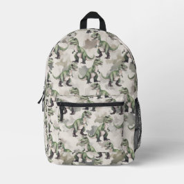 Mochila Impresa Dinosaur Camouflage Desert Tan Backpack