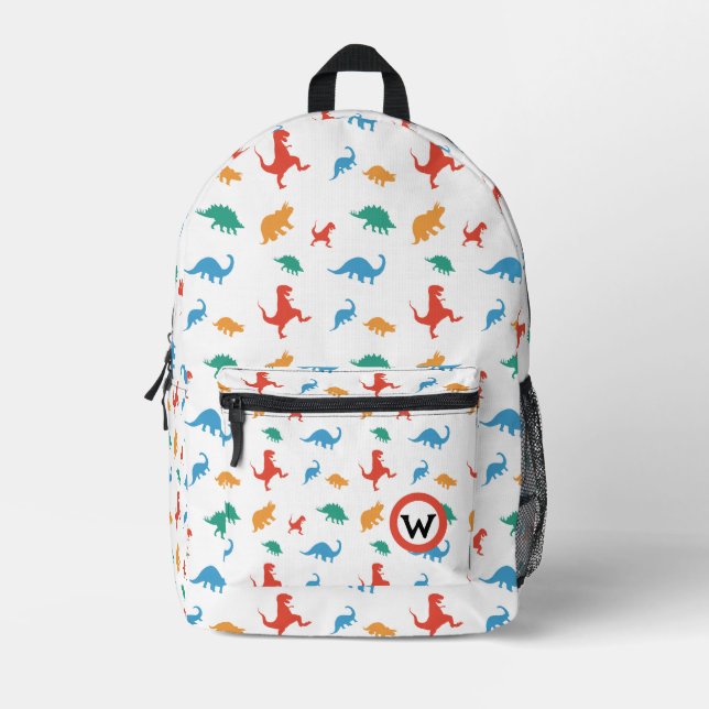 Mochila Impresa Dinosaur Cute Personalizado Kid (Anverso)