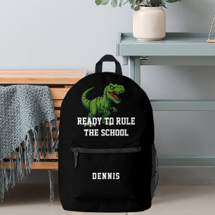 Mochila Impresa Dinosaur Tyrannosaurus Rex cita