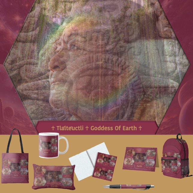 Mochila Impresa Dioses y Diosas de la Tierra (Get the full “Gods + Goddesses Of Earth” collection at: https://bit.ly/OurAncestorsZazzle)