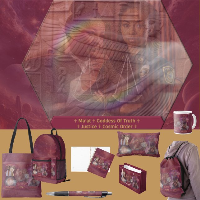 Mochila Impresa “Dioses y Diosas del Éter”  (Get the full “Gods + Goddesses Of Ether” collection at: https://bit.ly/OurAncestorsZazzle)