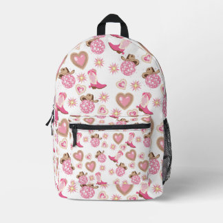 Mochila Impresa Disco Cowgirl Valentine Backpack