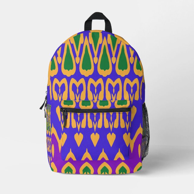 Mochila Impresa Diseño clásico de varios colores elegante impreso (Anverso)
