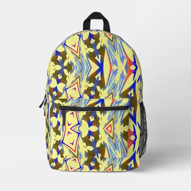 Mochila Impresa Diseño clásico de varios colores elegante impreso (Anverso)